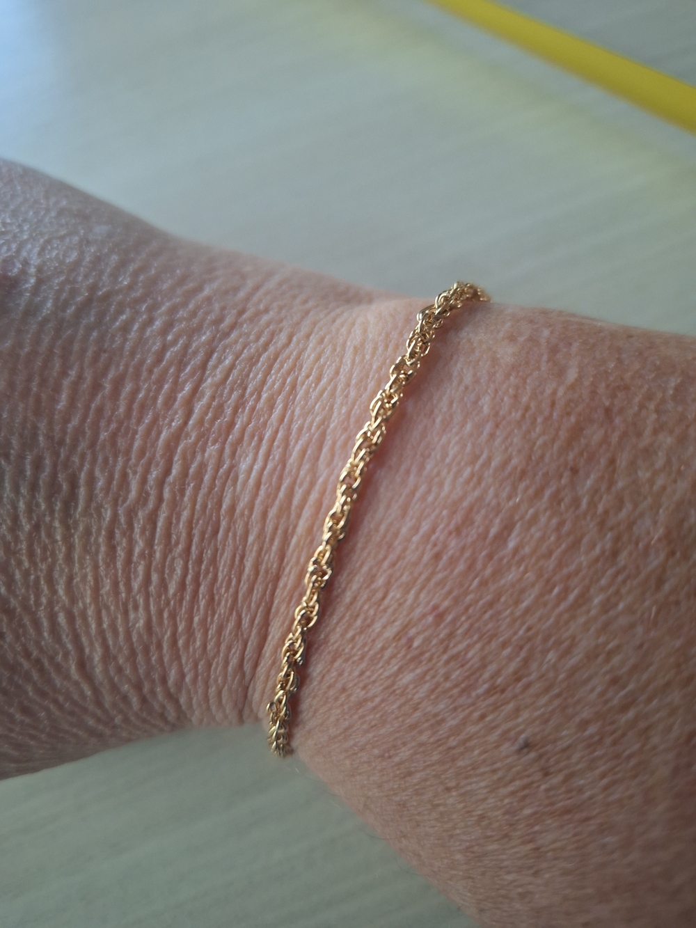 Delicate Gold Rope Chain Anklet Or Bracelet